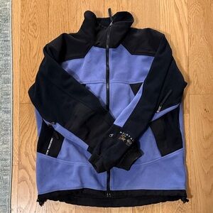 Black and purple Fleece Jacket
